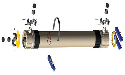 8040超濾膜殼的尺寸